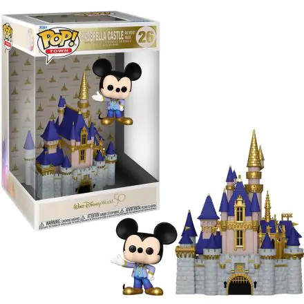 Walt Disney World 50th Anniversary POP! Town Vinyl Figure Castle & Mickey 9 cm product photo
