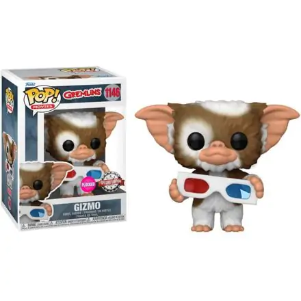 POP figure Gremlins Gizmo with 3D Glasses Flocked Exclusive termékfotója