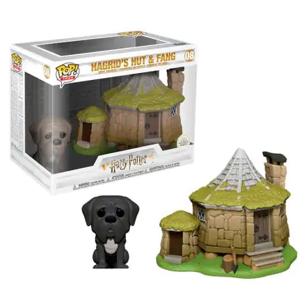 Harry Potter POP! Town Vinyl Figure Hagrid's Hut & Fang 9 cm product photo