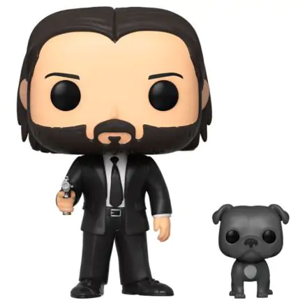 John Wick POP! Movies Vinyl Figure John Wick in Black Suit with Dog 9 cm product photo