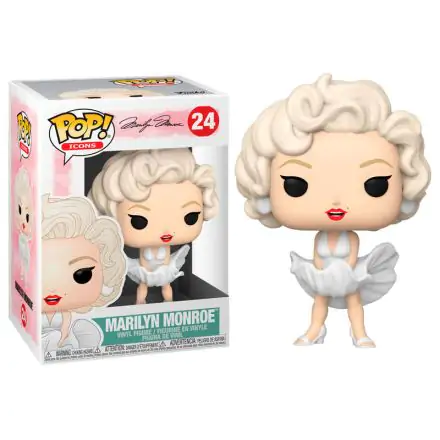 Marilyn Monroe POP! Icons Vinyl Figure Marilyn Monroe (White Dress) 9 cm product photo