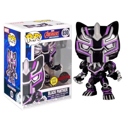 POP figure Marvel Avengers Black Panther Glow in the Dark Exclusive product photo