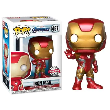 Avengers Endgame POP! Movies Vinyl Bobble-Head Figure Iron Man 9 cm termékfotója