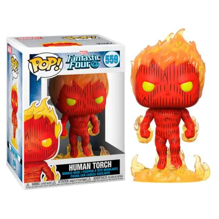 Fantastic Four POP! Marvel Vinyl Figure Human Torch 9 cm product photo