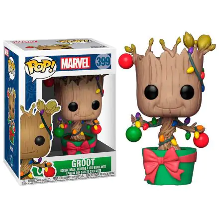 POP figure Marvel Holiday Groot with Lights & Ornaments product photo