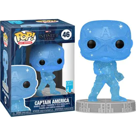 Infinity Saga POP! Artist Series Vinyl Figure Captain America (Blue) 9 cm product photo