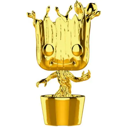 Marvel Studios 10 POP! Marvel Vinyl Figure Groot (Chrome) 9 cm product photo