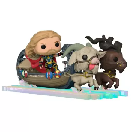 Thor: Love & Thunder POP! Rides Super Deluxe Vinyl Figure Thor & Goat Boat 13 cm termékfotója