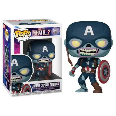 Marvel What If...? POP! TV Vinyl Figure Zombie Captain America 9 cm product photo