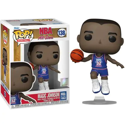 NBA Legends POP! Basketball Vinyl Figure Magic Johnson (Blue All Star Uni 1991) 9 cm termékfotója