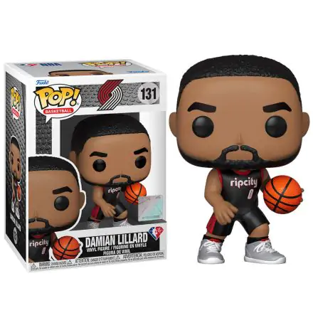 NBA Legends POP! Sports Vinyl Figure Blazers - Damian Lillard (White Jersey) 9 cm product photo