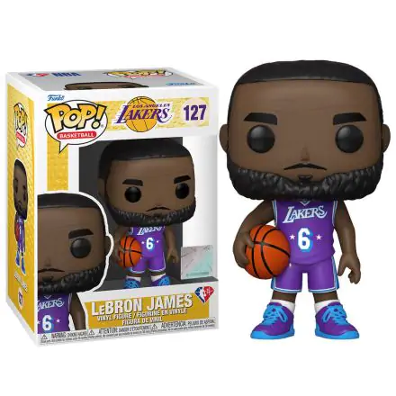 NBA Legends POP! Sports Vinyl Figure Lakers - LeBron James (Yellow Jersey) 9 cm product photo