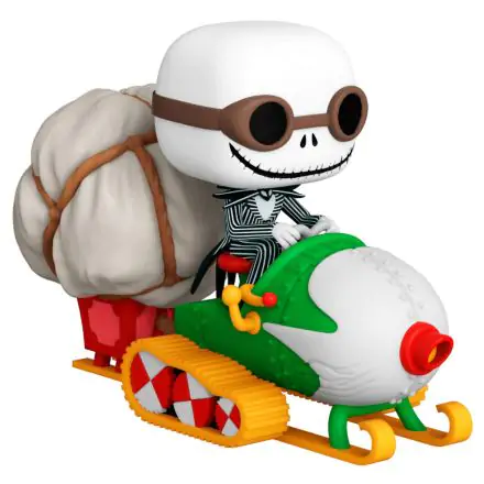 Nightmare before Christmas POP! Rides Vinyl Figure Jack w/Goggles & Snowmobile 18 cm termékfotója