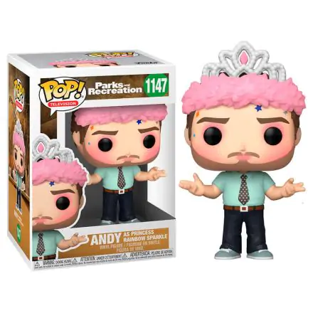 Parks and Recreation POP! TV Vinyl Figure Andy as Princess Rainbow Sparkle 9 cm product photo