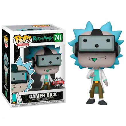 POP figure Rick and Morty Gamer Rick Exclusive product photo