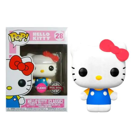 Hello Kitty POP! Sanrio Vinyl Figure Hello Kitty Classic (Flocked) 9 cm product photo
