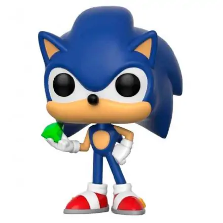 Sonic The Hedgehog POP! Games Vinyl Figure Sonic (Emerald) 9 cm termékfotója