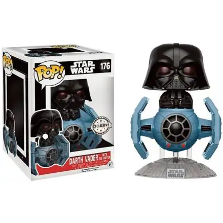 POP figure Star Wars Darth Vader Tie Fighter 15cm Exclusive product photo