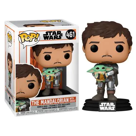 Star Wars The Mandalorian POP! TV Vinyl Figure The Mandalorian & Grogu 9 cm termékfotója