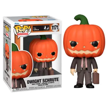 The Office US POP! TV Vinyl Figure Dwight w/Pumpkinhead 9 cm product photo