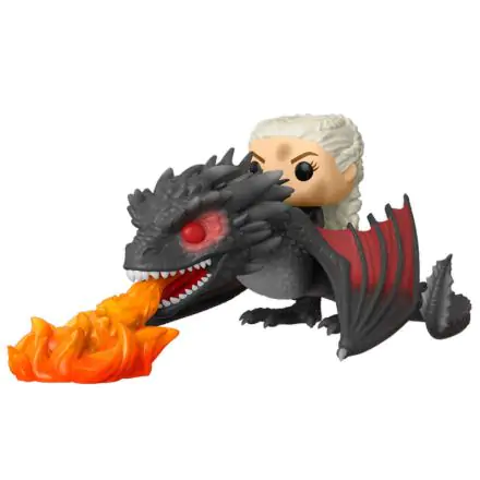 POP figure Game of Thrones Daenerys on Fiery Drogon product photo