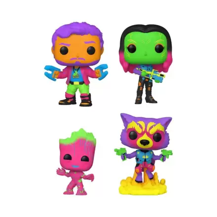 Pop! Movies: Guardian of the Galaxy Vol. 2 Blacklight 4-Pack figuren product photo