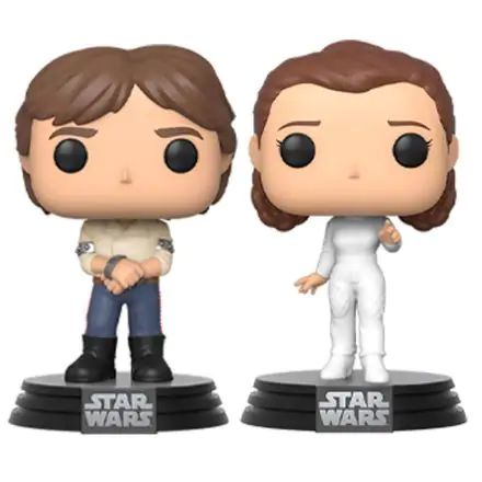 Star Wars POP! Movies Vinyl Figures 2-Pack Han & Leila Empire Strikes Back 40th Anniversary 9 cm product photo