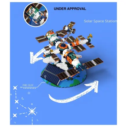 Pop Series Construction Kit Solar Space Station 302 pcs product photo