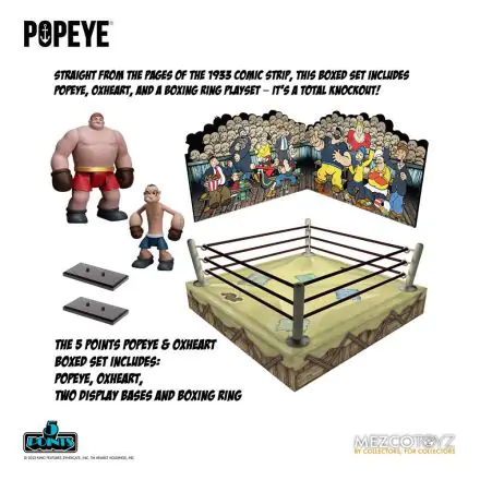 Popeye 5 Points Deluxe Figure Set Popeye & Oxheart 9 cm termékfotója