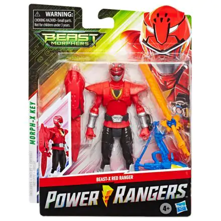 Power Rangers Beast Morphers Beast X Mode Red Ranger 15cm product photo