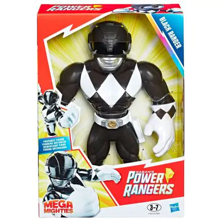 Power Rangers Black Ranger Mega Mighties figure 25cm product photo