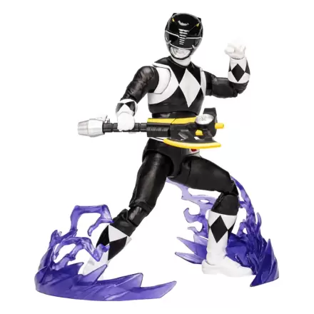 Power Rangers Lightning Collection Remastered Action Figure Mighty Morphin Black Ranger 15 cm product photo