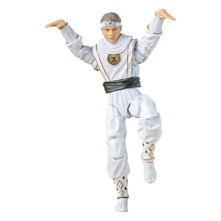 Power Rangers x Cobra Kai Ligtning Collection Action Figure Morphed Daniel LaRusso White Crane Ranger 15 cm product photo
