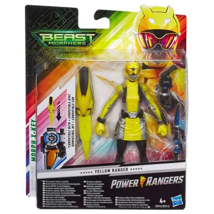 Power Rangers Yellow Ranger Beast Morphers figure 15cm product photo