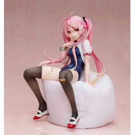 Poyoyon Rock Artwork Collection PVC Statue 1/5.5 Pink Sukumizu 18 cm product photo