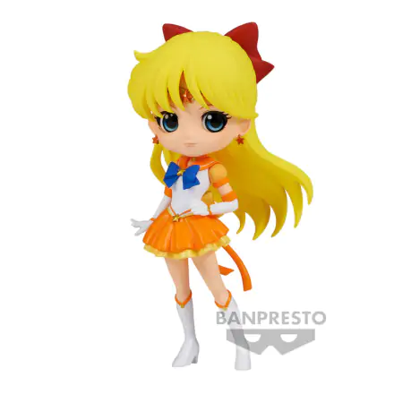 Pretty Guardian Sailor Moon Cosmos The Movie Q Posket PVC Statue Eternal Sailor Venus (Ver. B) 14 cm product photo