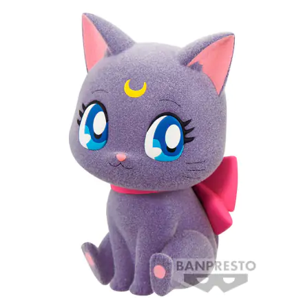 Pretty Guardian Sailor Moon Cosmos the Movie Luna Big Ribbon Fluffy Puffy figure 7cm termékfotója