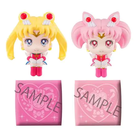 Pretty Guardian Salior Moon Look Up PVC Statues Super Sailor Moon & Super Sailor Chibi Moon LTD Ver. 11 cm product photo