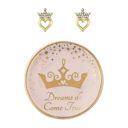 Princess earrings and jewellery plate product photo