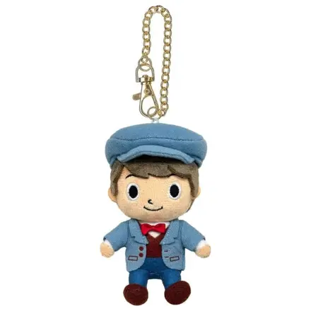Professor Layton and the New World of Steam Plush Keychain Luke Metal 11 cm product photo
