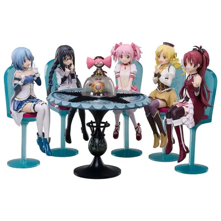 Puella Magi Madoka Magica The Movie: Rebellion PVC Statue Tea Party Cake Song Ver. Set 18 cm     product photo