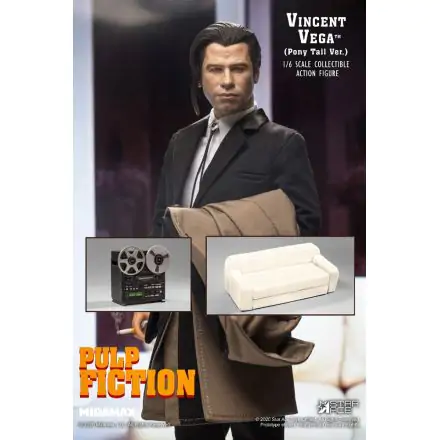 Pulp Fiction My Favourite Movie Action Figure 1/6 Vincent Vega 2.0 (Pony Tail) Deluxe Version 30 cm product photo