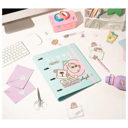Pusheen 4 ring binder product photo