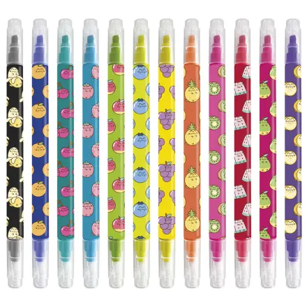 Pusheen Fruits set of 12 erasable makers product photo