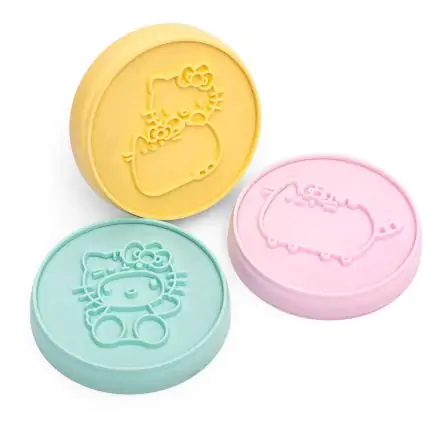 Pusheen Cookie Stamp Set Hello Kitty product photo