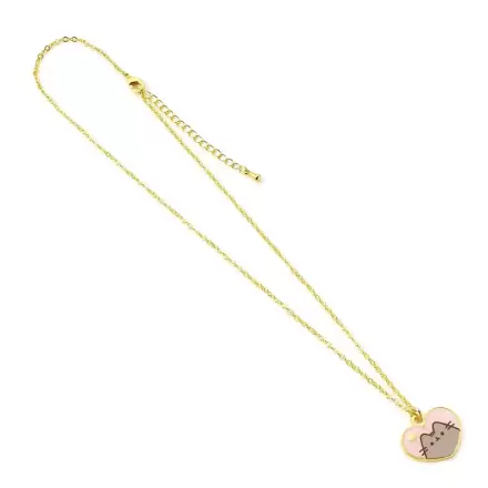 Pusheen Pendant & Necklace Pink and Gold Heart termékfotója
