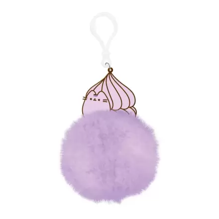 Pusheen pompom keychain product photo