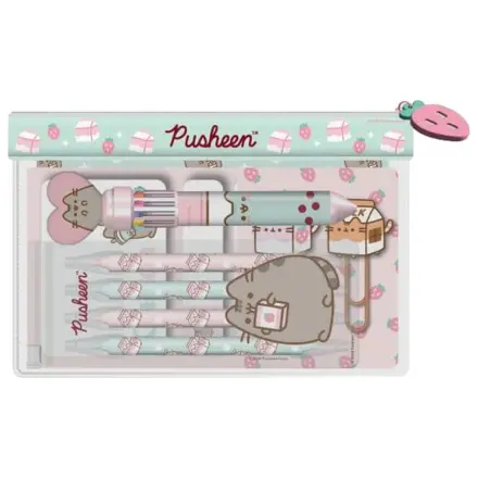 Pusheen Pouch Stationery Set Sips product photo