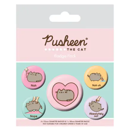 Pusheen Pin-Back Buttons 5-Pack Pusheen Nah termékfotója