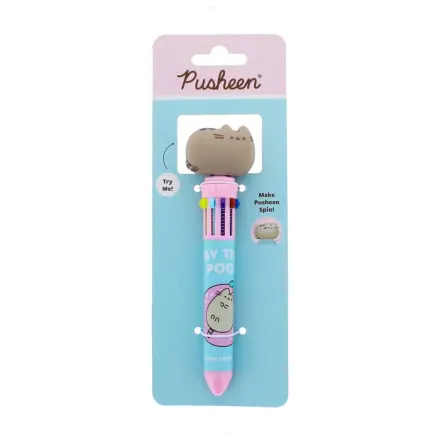 Pusheen Multi Colour Pen Spinny By The Pool Blue product photo